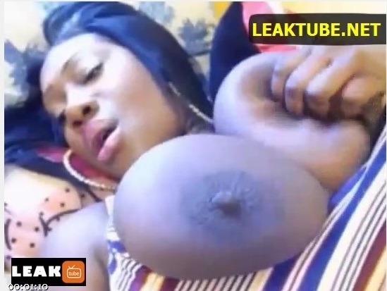 Naija: Big Soft Boobs Girl Jessy Playing With Hersef For BF