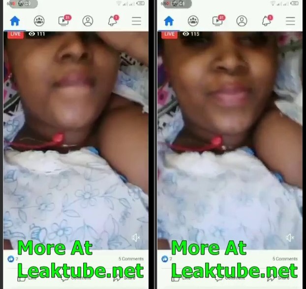 Exposed Horny Lady Showing Her Breast Live On Facebook Leaktube - LEAKTUBE