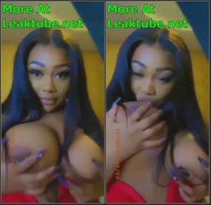 Nigeria: Snapchat SlayQueen Princess Sucking Her Own Breast | LEAKTUBE