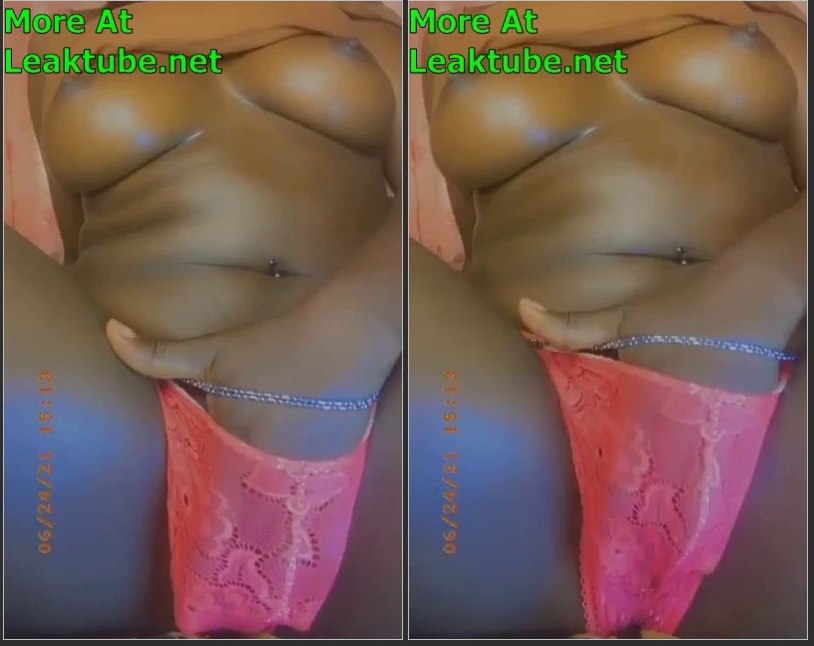 Exposed: Horny Naija Babe Display Soft Breast And Fingered Wet Pussy