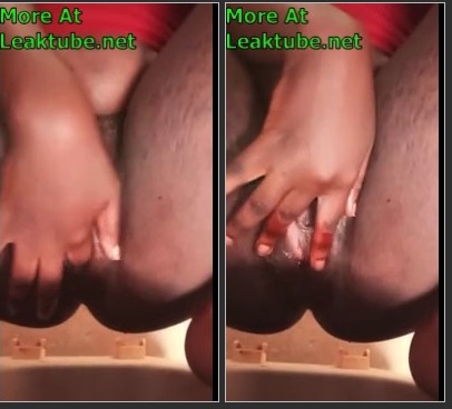 Ghana Stupid University Girl Clara Fingers Her Pussy While Menstruating Leaktube.net