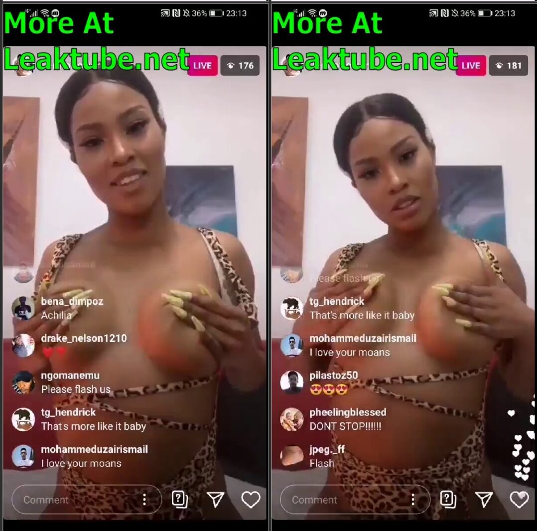 LIVESHOWS Joburg SlayQueen @leratoflower Massage Her Boobs Live On Instagram Leaktube.net scaled - LEAKTUBE