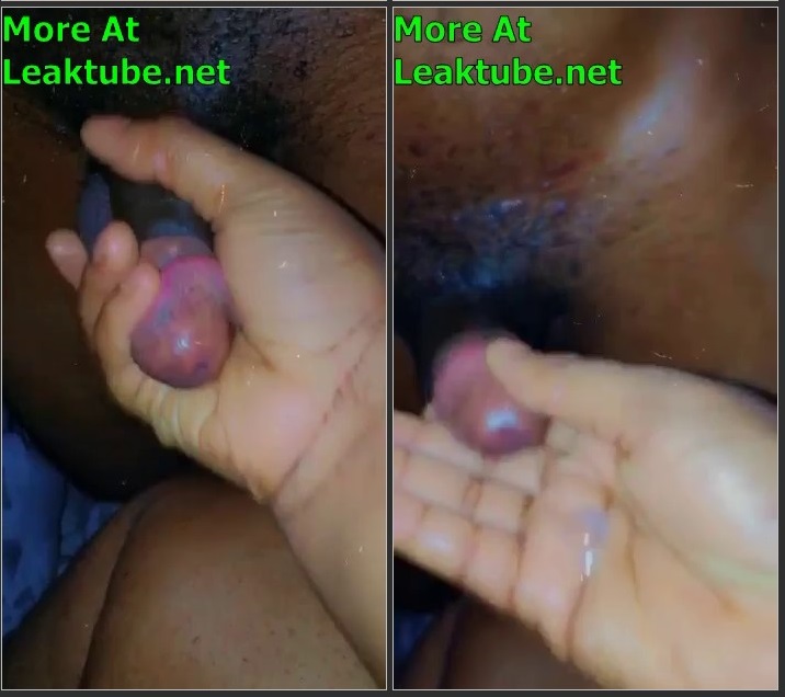 OMG Olosho Record Playing With Small Dick Till He Cum - LEAKTUBE