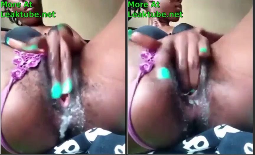 Hot Creamy Wet Masturbation Webcam - Kenya: Extremely Horny Girl Finger Fuck Her Wet Creamy Pussy | LEAKTUBE