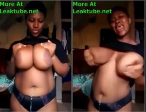 Naija School Babe With Big Melons Dance Naked For BF | LEAKTUBE