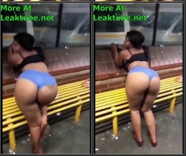 South Africa Drunk GIrl Twerking Naked at Taxi Rank Leakstube.net min - LEAKTUBE