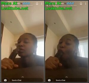 Naija Leak Private Sex Videos of Snapchat Babe Tolashe Sucking  