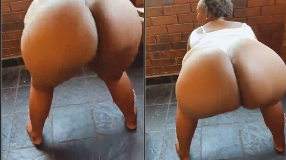 South Africa- Big Ass Girl Mandisa Twerking Naked