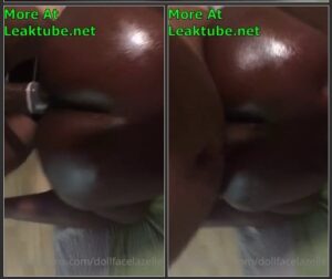 Onlyfans- Ebony Model LazelleDoll Doggy XXX Porn Video ...
