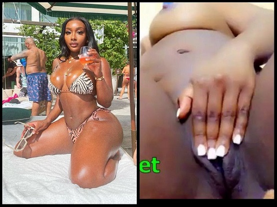 Trending- Watch Davido Baby Mama Anita Brown Fingering Her Shaved Pussy |  LEAKTUBE