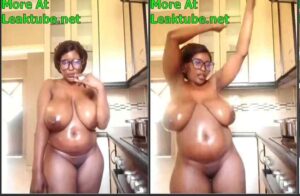 Busty Africa Baddie Showcase Her Massive Boobs on Live Part 1 ...